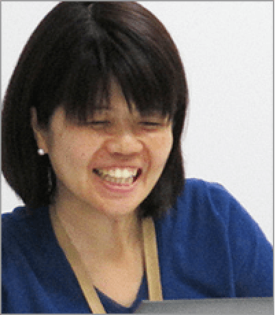 「部署間の見解の違いがナレッジリングを通して共通認識を持てるようになった」と語る、ベルシステム24のスタッフ